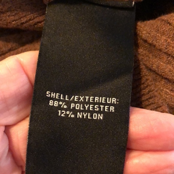 7 For All Mankind Burnt Sienna Ribbed Knit Spaghetti Strap Slip Dress Size Med. - Picture 10 of 11